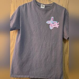 Pretty Ladies Gray Short Sleeve Inspirational T Shirt. Small.
